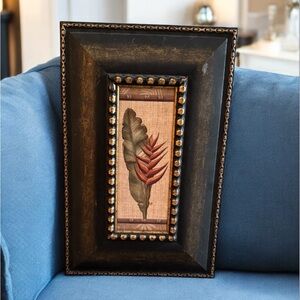 Elegant Brown Framed Botanical Wall Art (1 of 2)